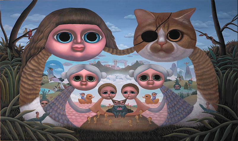 ㄉㄨㄞㄉㄨㄞ與FiFi的腹語術練習