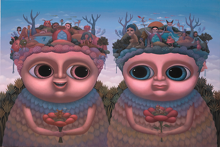 頭花花之貓小姐與松鼠先生