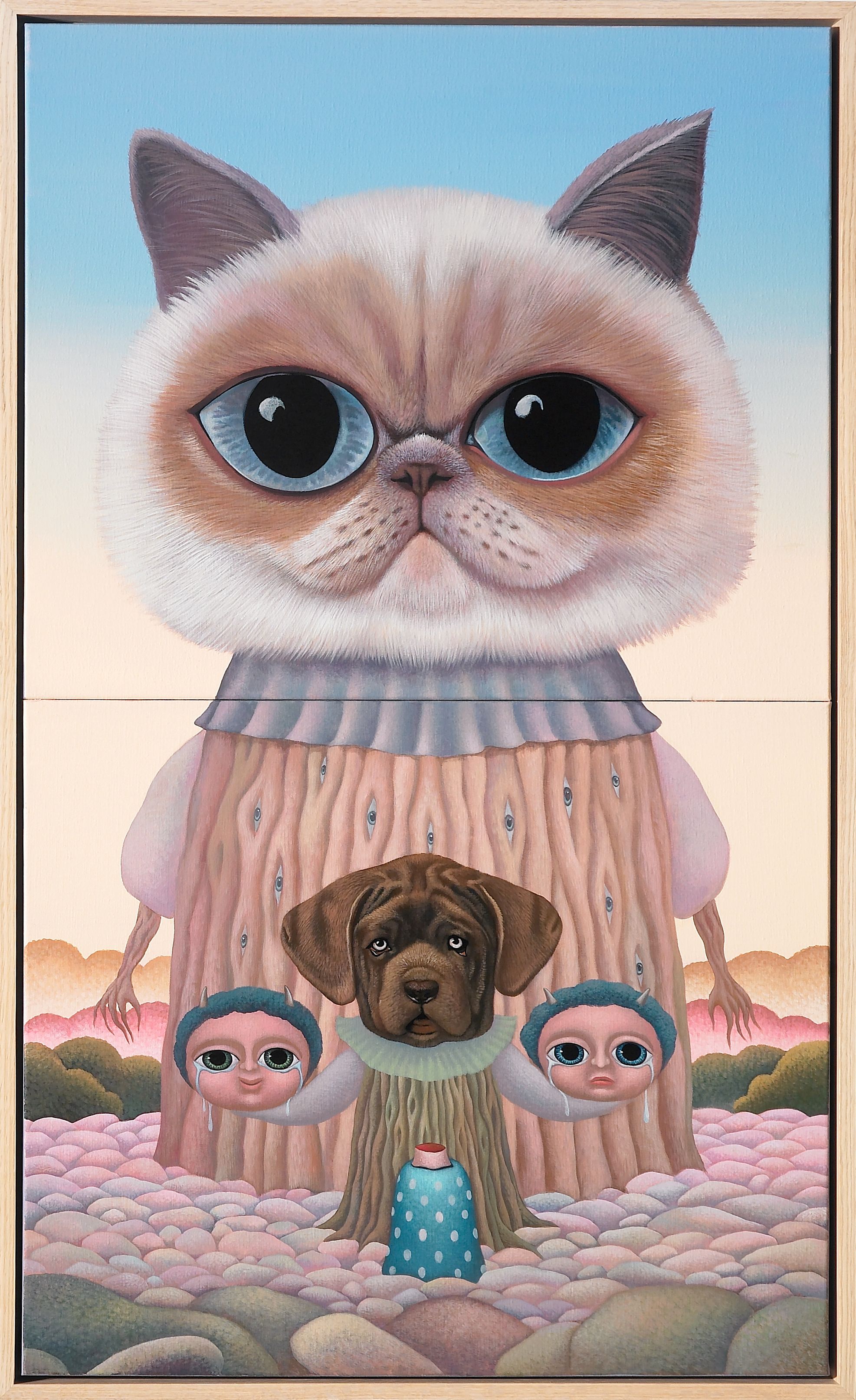 貓咪頭樹妖與哭泣的藍魔鬼