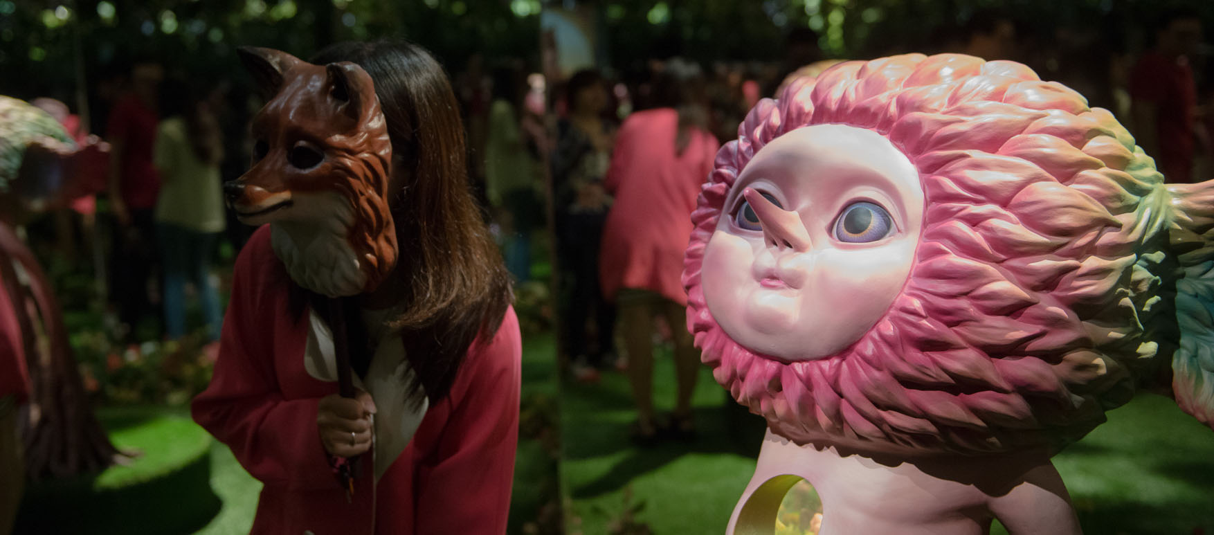 在童話的虛擬實境中所上演的荒誕劇場－張嘉穎的「童話轉生術」