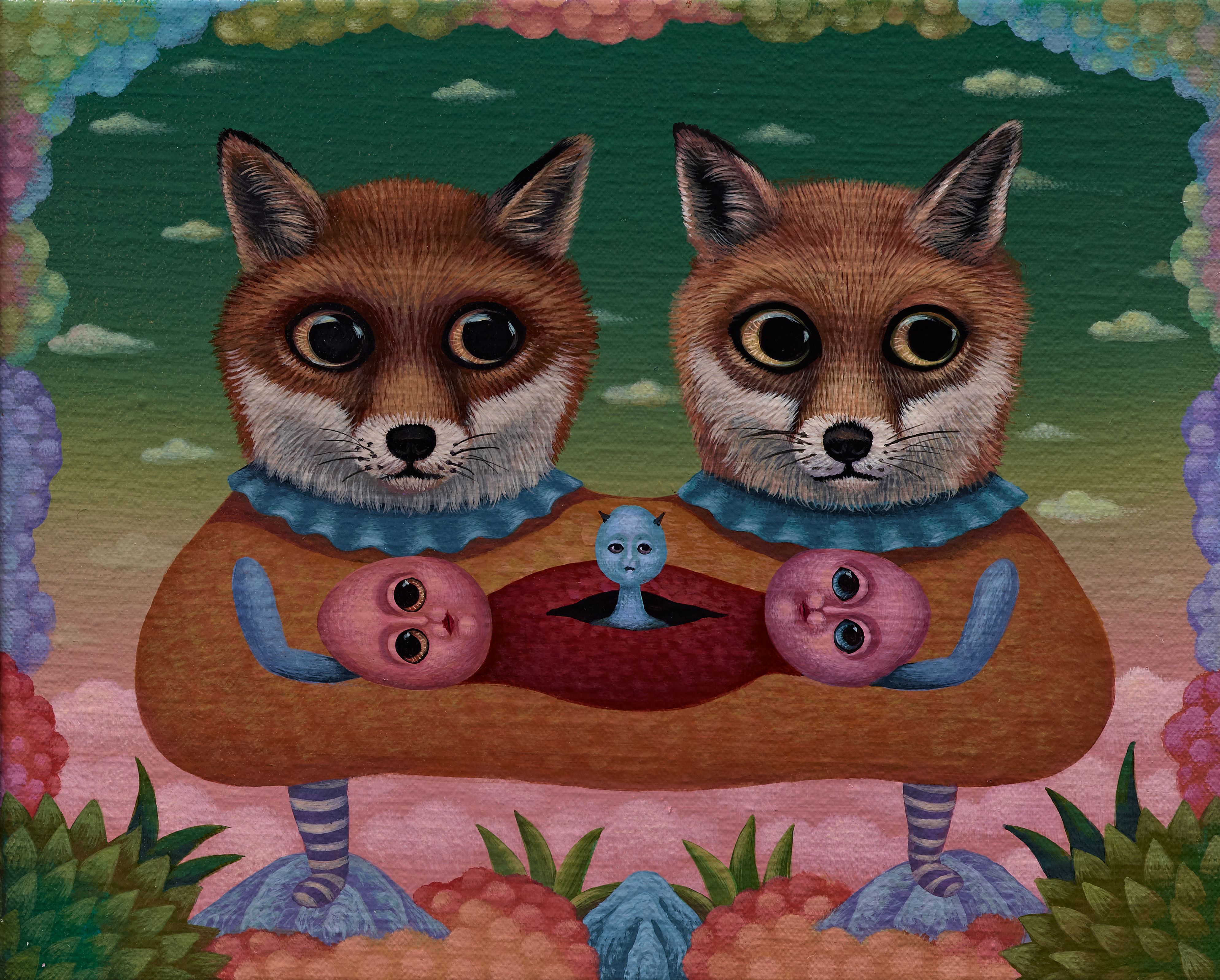 右瞪連體狐狸的解剖課